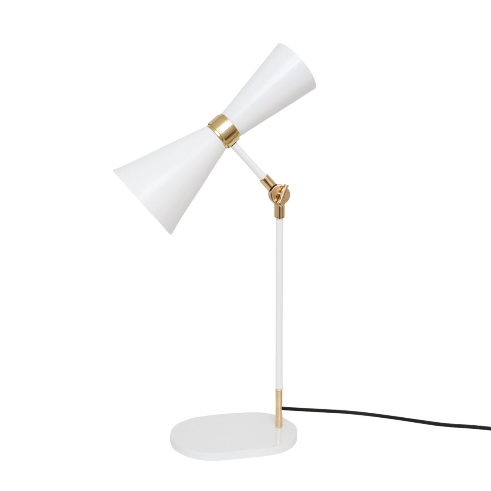 Cairo Mid-Century Modern Brass Table Lamp - Image 5