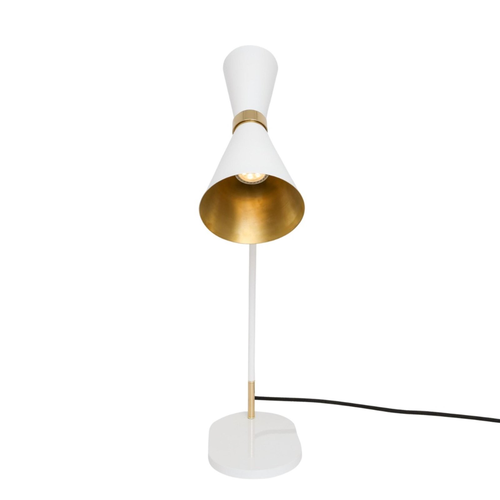 Cairo Mid-Century Modern Brass Table Lamp - Image 2