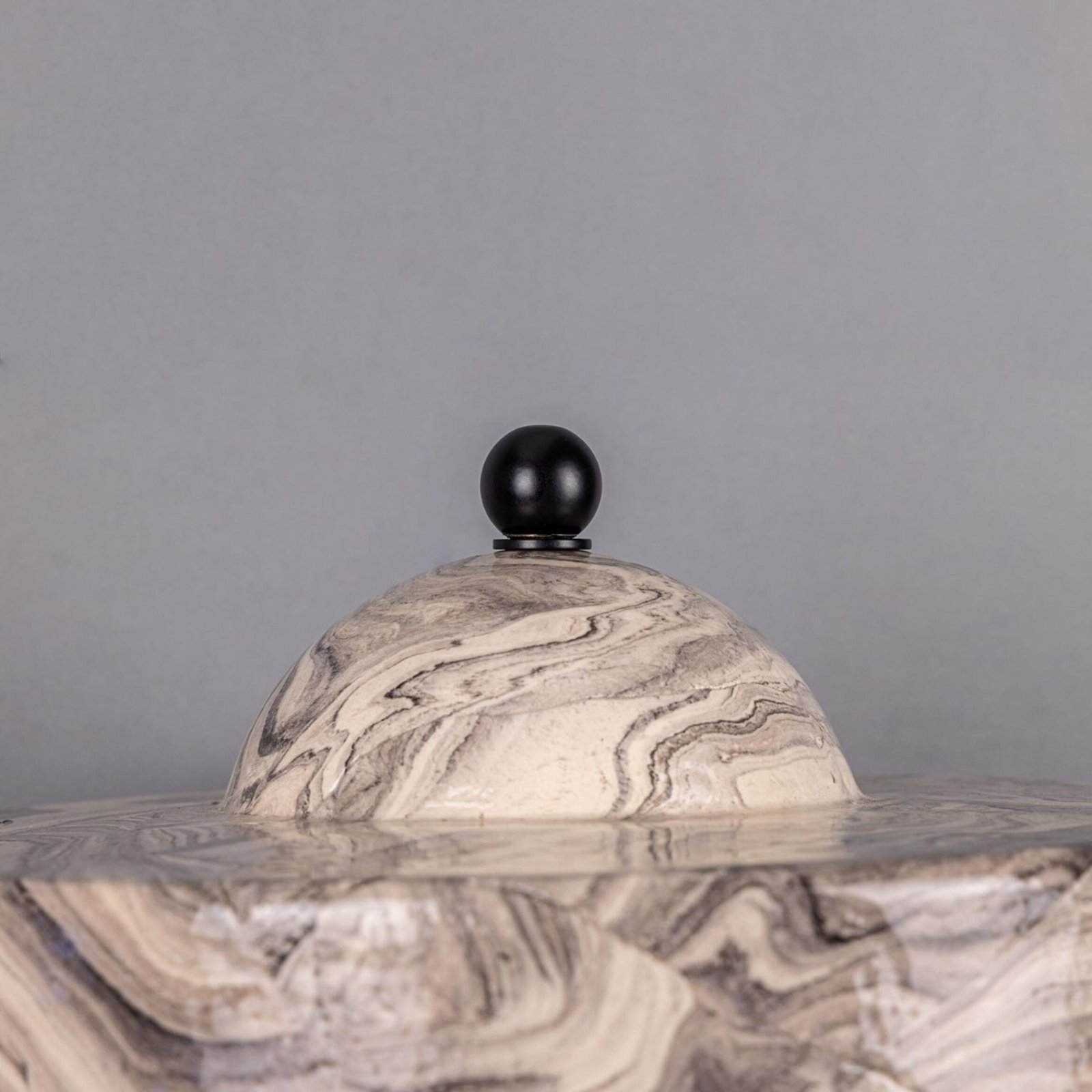 Seville Marbled Ceramic Mid-Century Table Lamp - Image 6