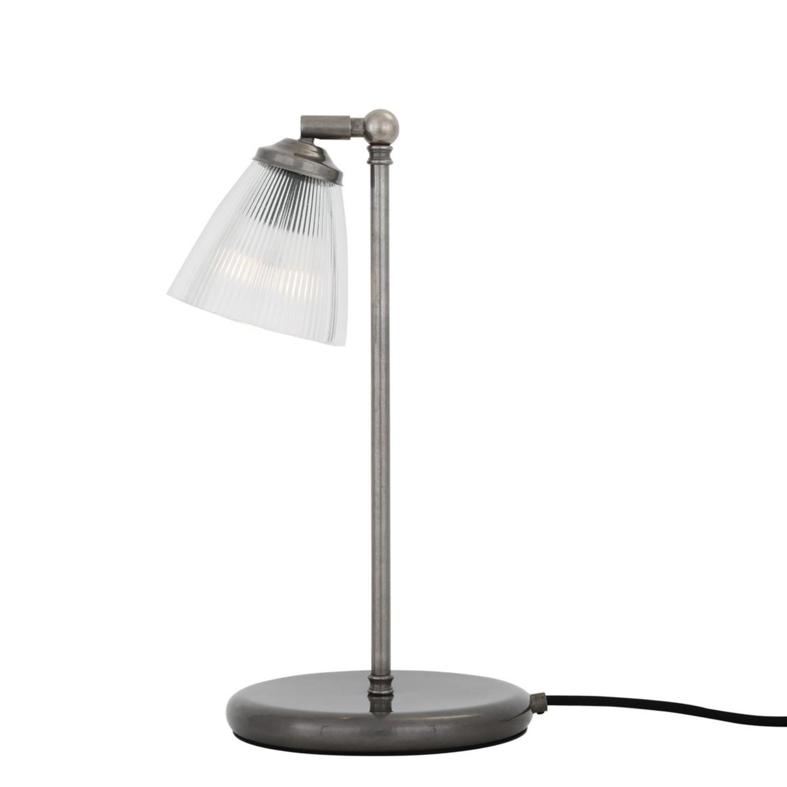 Astana Adjustable Industrial Brass Table Lamp - Image 8