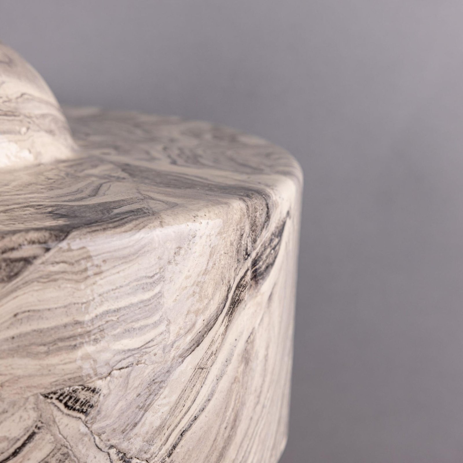 Seville Marbled Ceramic Mid-Century Table Lamp - Image 8
